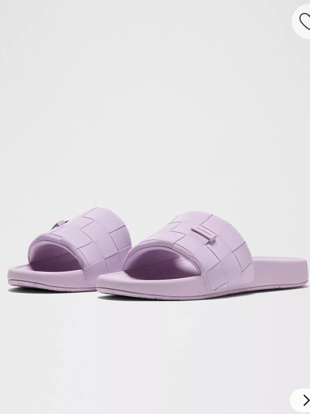 NWT - Lululemon Lilac Play Restfeel Woven Slide w/FREE red Lulu shopping tote - Picture 8 of 13